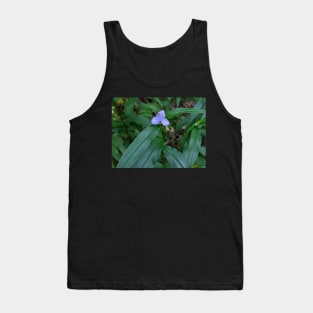 Blue and Yellow Flower in the Woods 2 Tank Top